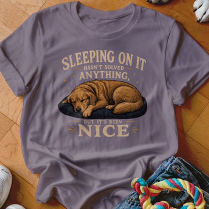 Sleeping On It Shirt - The Pawsitive Initiative