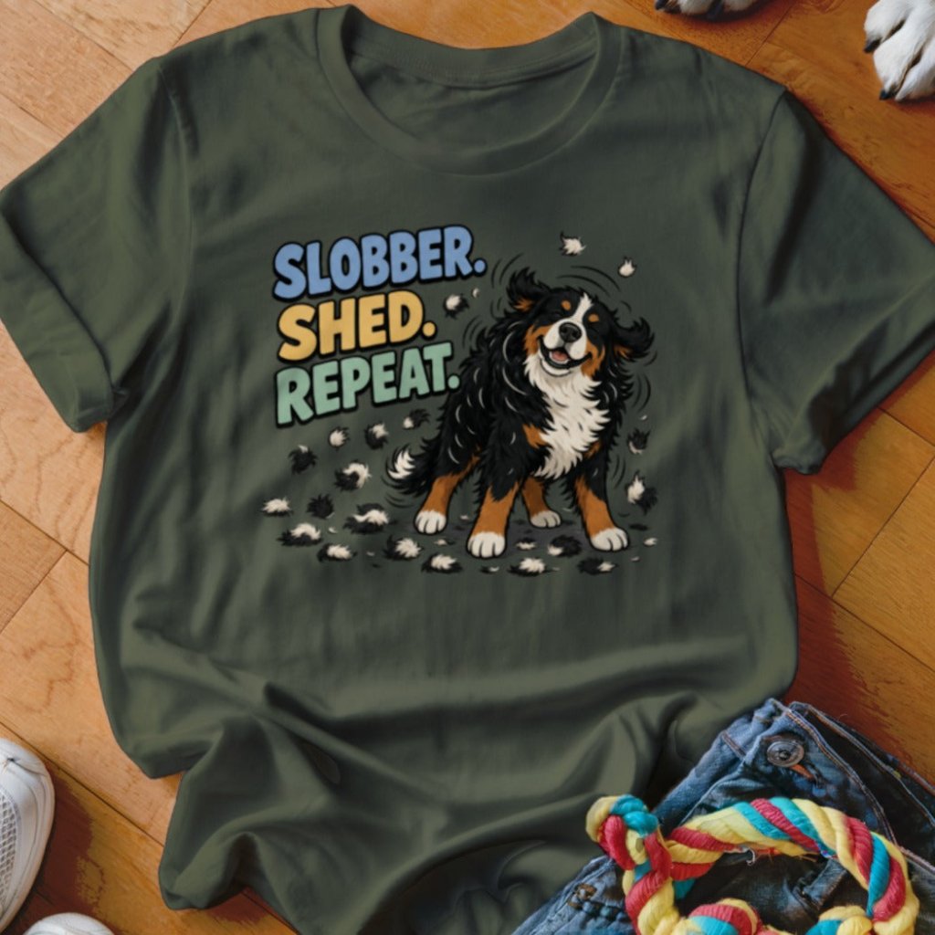 Slobber Shed Repeat Shirt - The Pawsitive Initiative