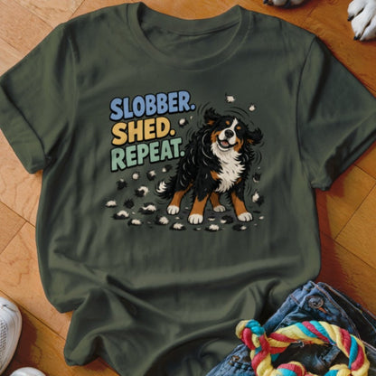 Slobber Shed Repeat Shirt - The Pawsitive Initiative