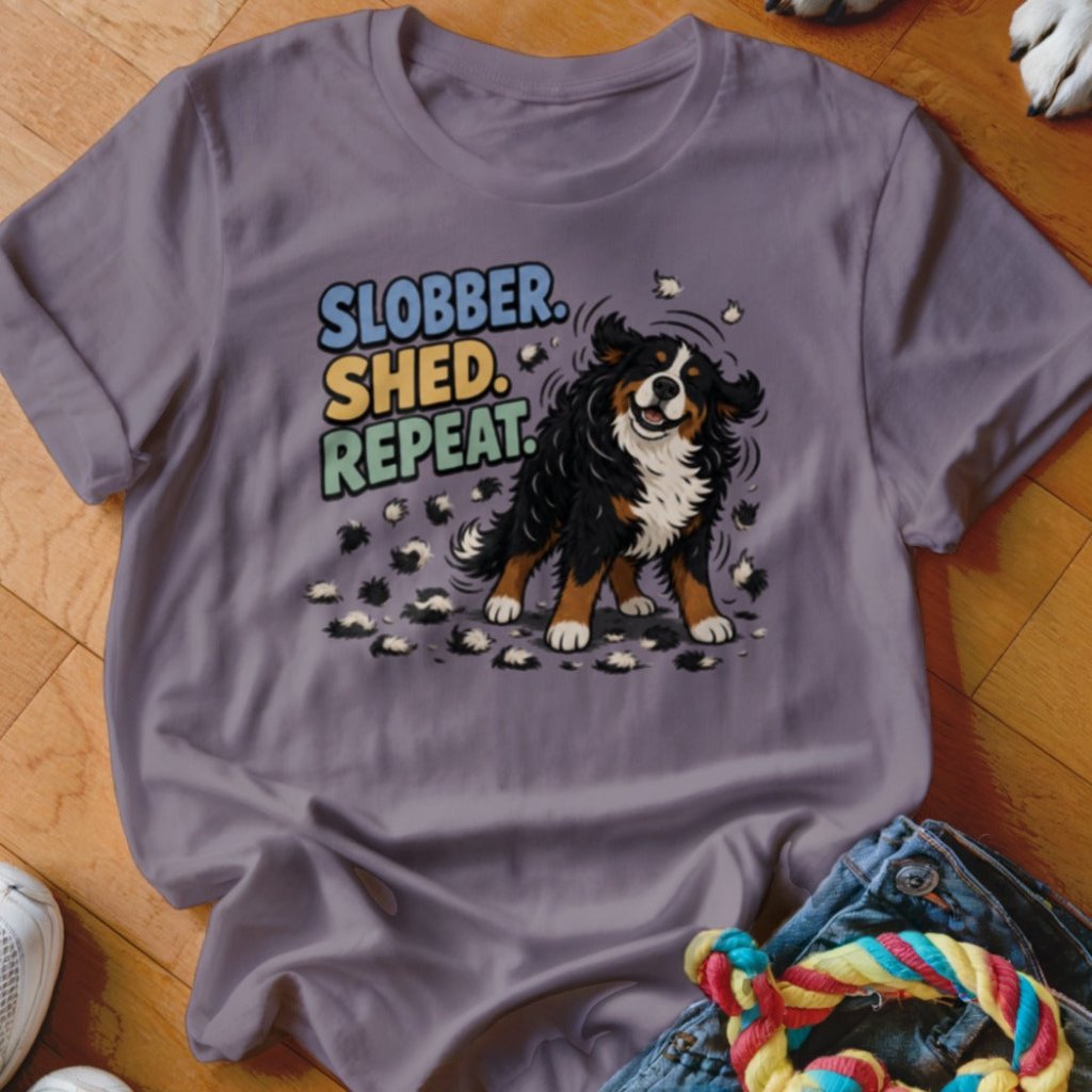Slobber Shed Repeat Shirt - The Pawsitive Initiative