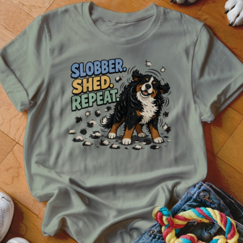Slobber Shed Repeat Shirt - The Pawsitive Initiative