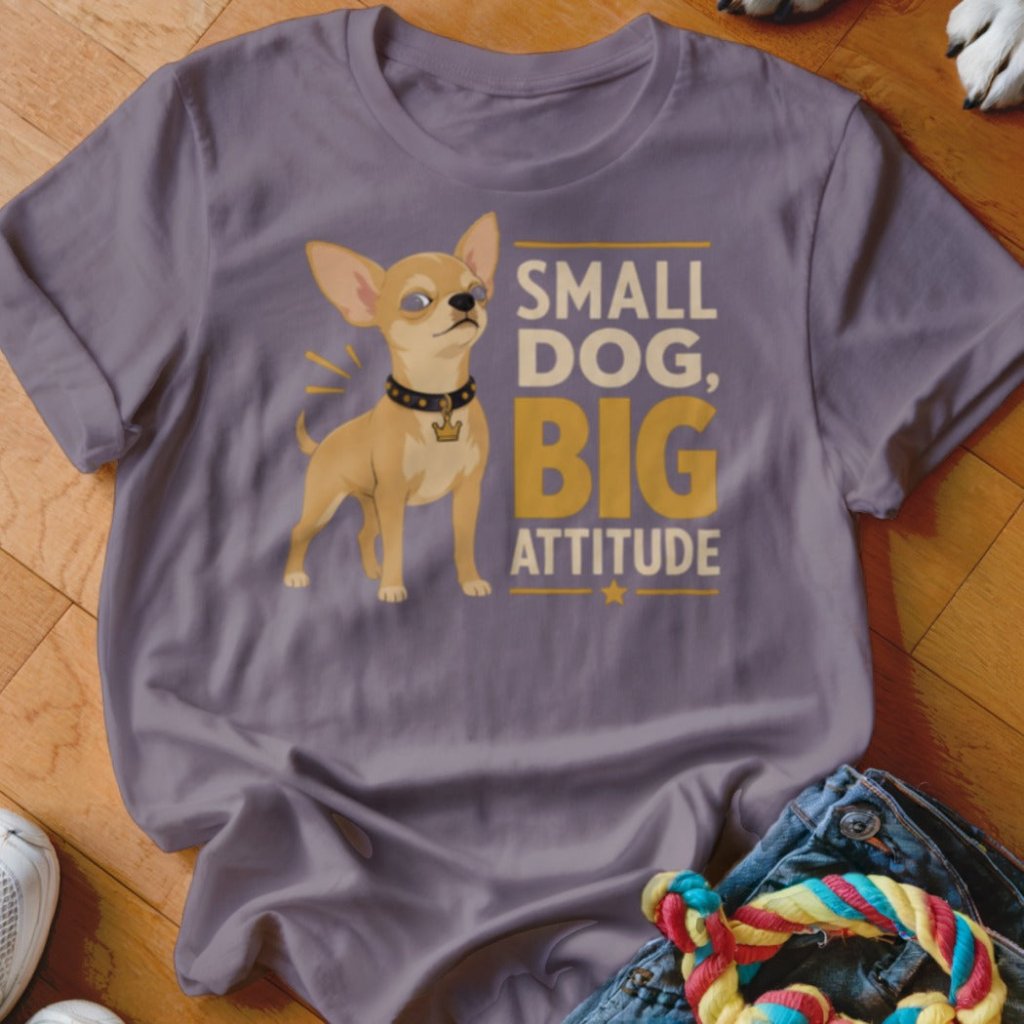 Small Dog, Big Attitude Shirt - The Pawsitive Initiative