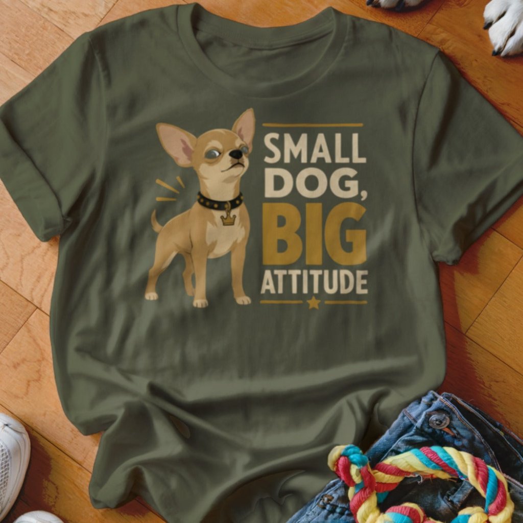 Small Dog, Big Attitude Shirt - The Pawsitive Initiative