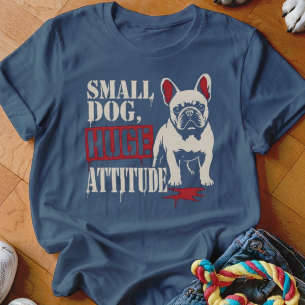 Small Dog Huge Attitude Shirt - The Pawsitive Initiative