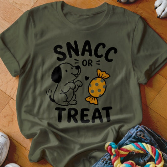 Snacc Or Treat Shirt - The Pawsitive Initiative