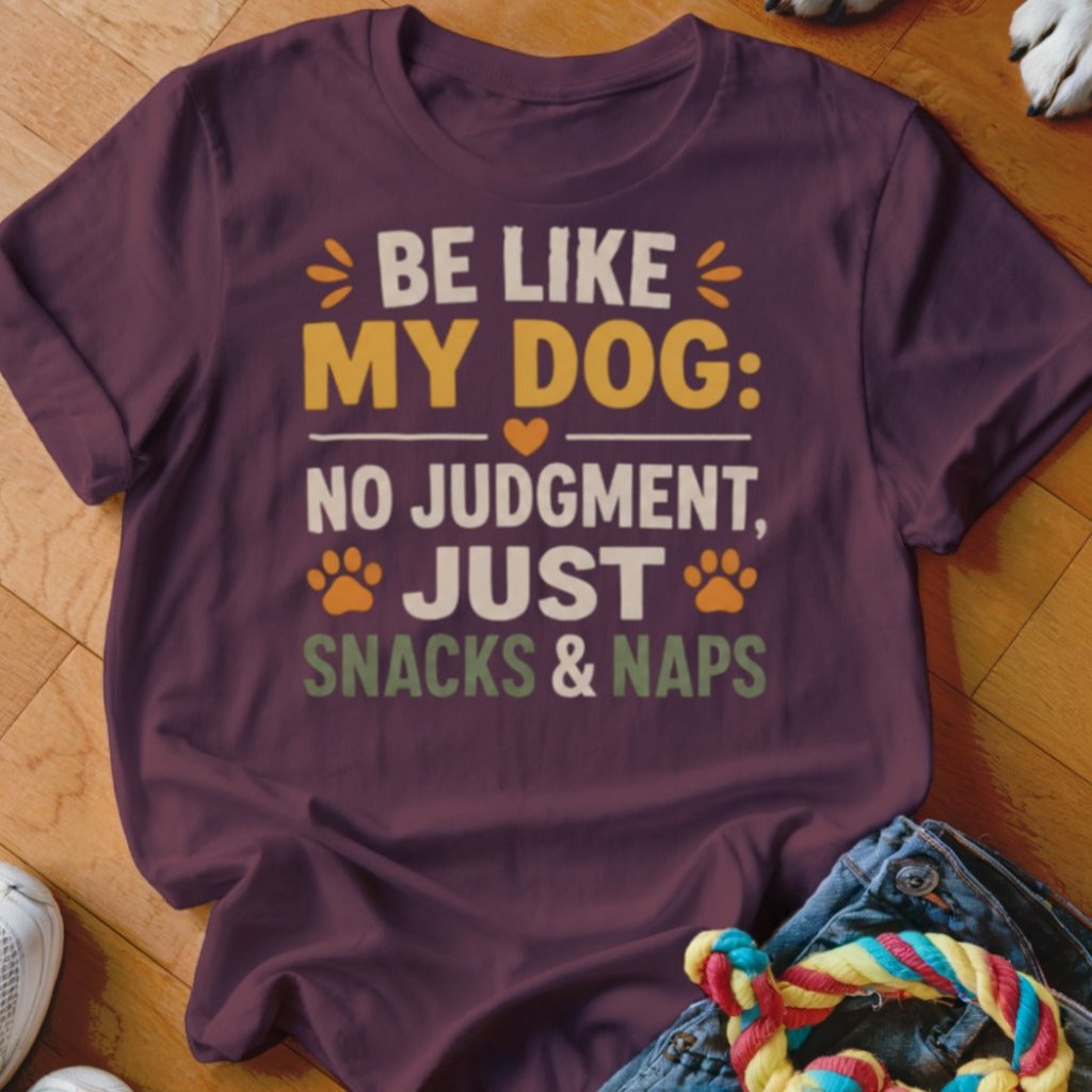 Snacks & Naps Shirt - The Pawsitive Initiative