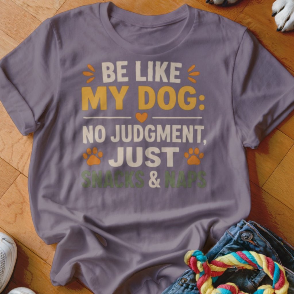 Snacks & Naps Shirt - The Pawsitive Initiative