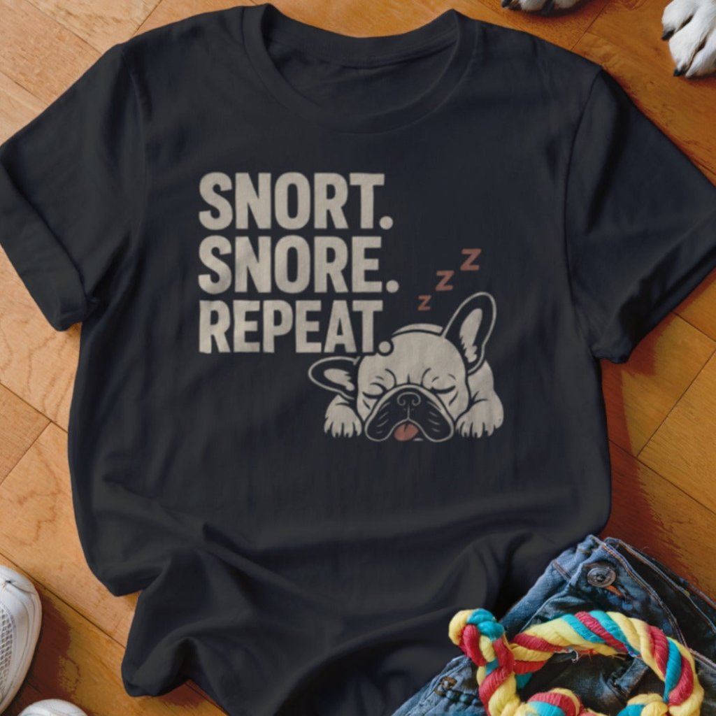 Snort Snore Repeat Shirt - The Pawsitive Initiative