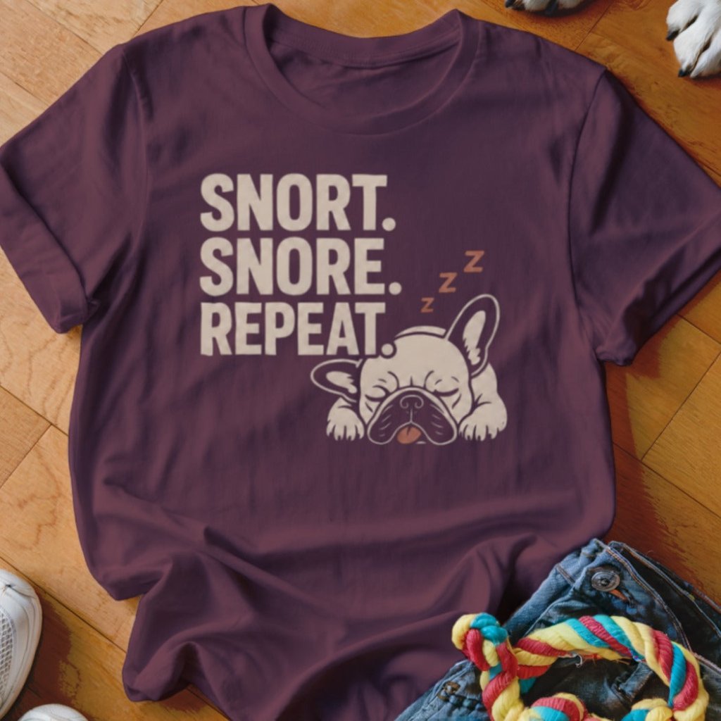 Snort Snore Repeat Shirt - The Pawsitive Initiative