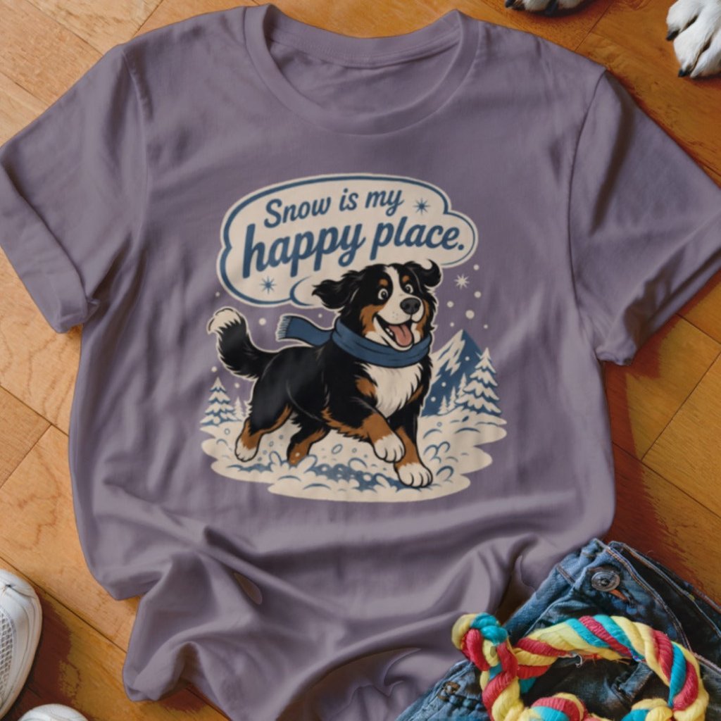 Snow Is My Happy Place Shirt - The Pawsitive Initiative