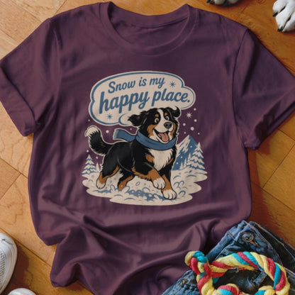 Snow Is My Happy Place Shirt - The Pawsitive Initiative
