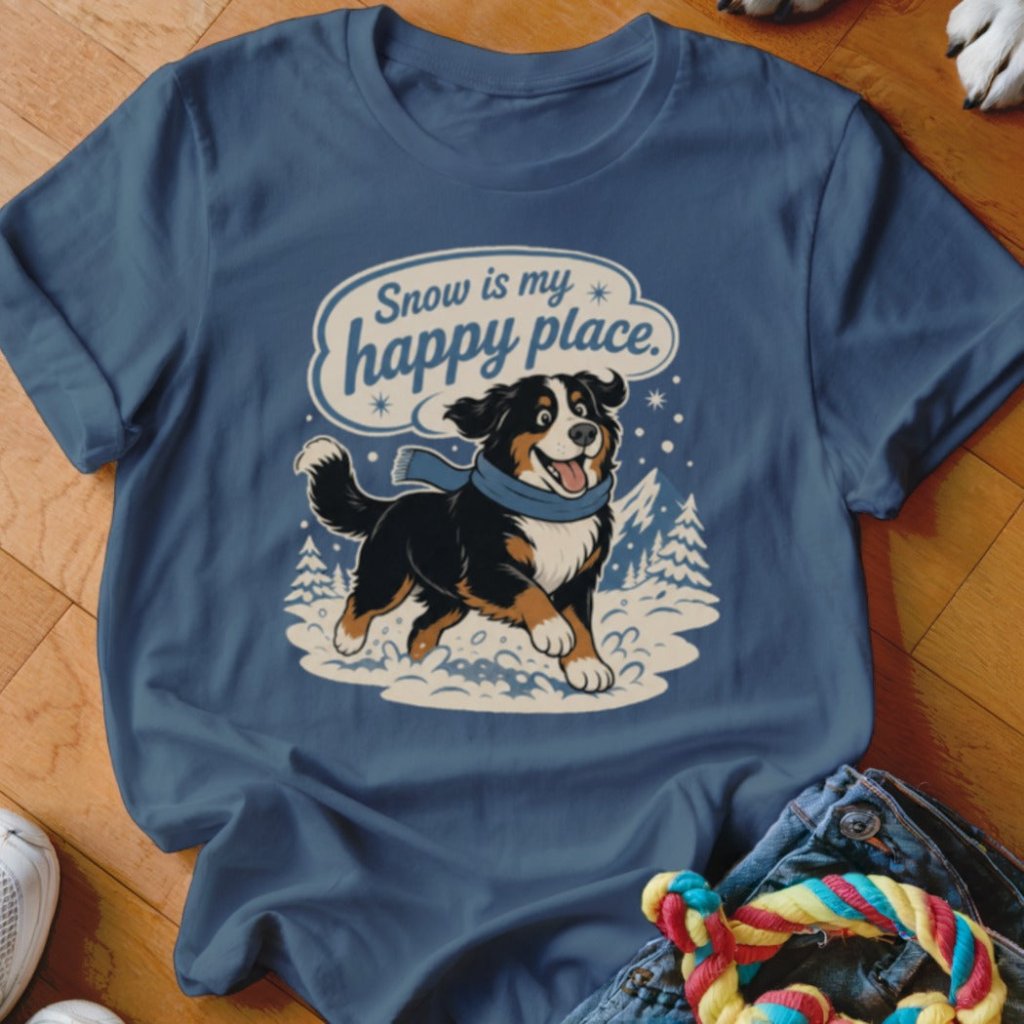 Snow Is My Happy Place Shirt - The Pawsitive Initiative