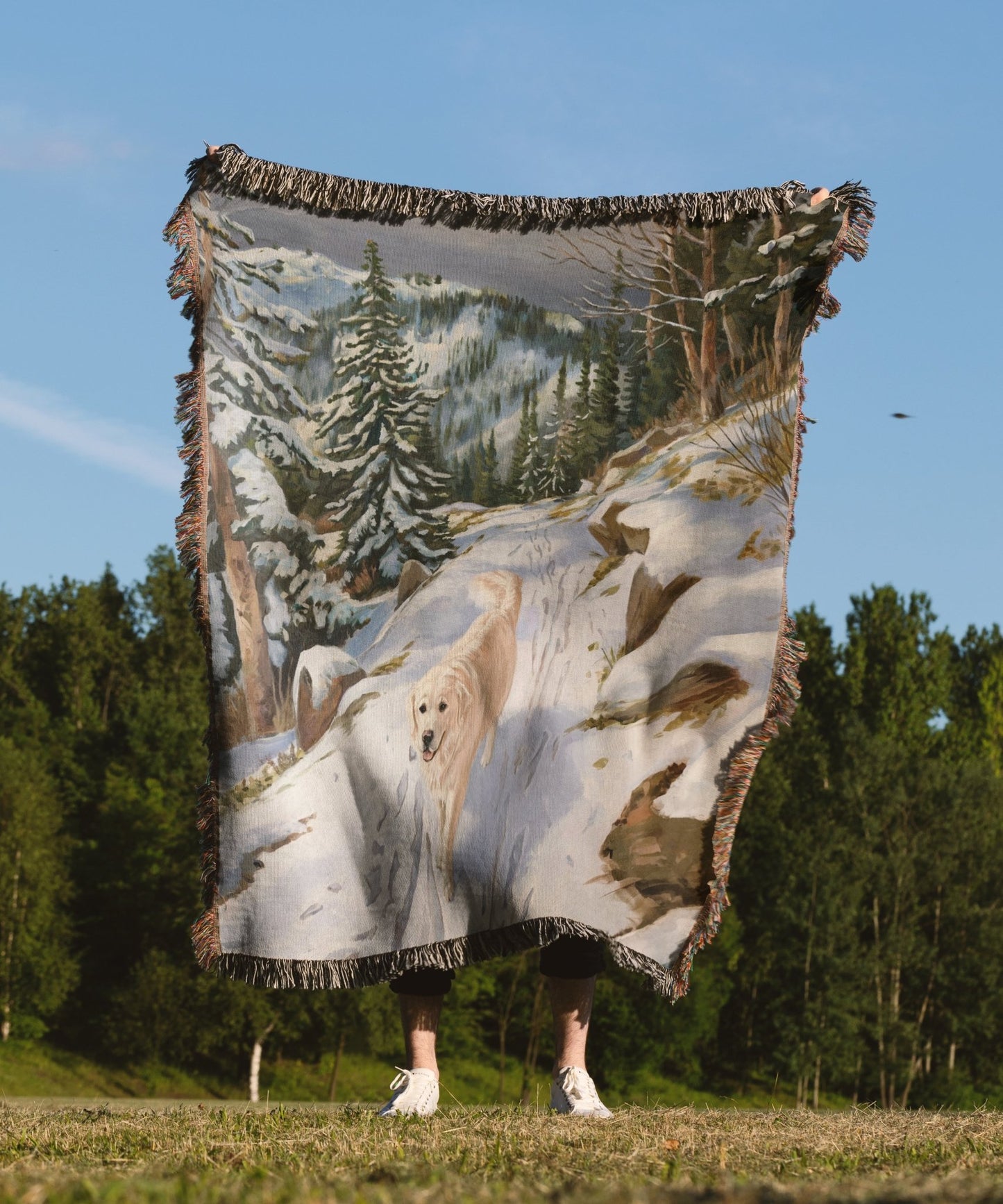 Snowy Trail Blanket - The Pawsitive Initiative