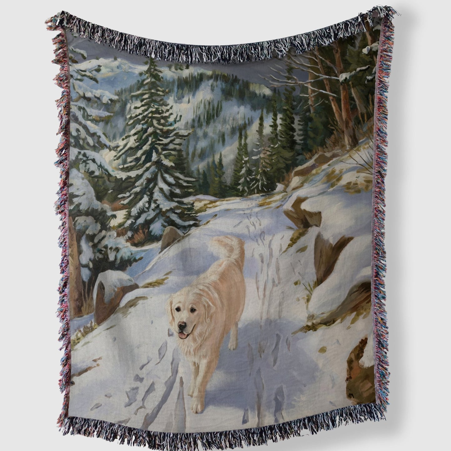 Snowy Trail Blanket - The Pawsitive Initiative