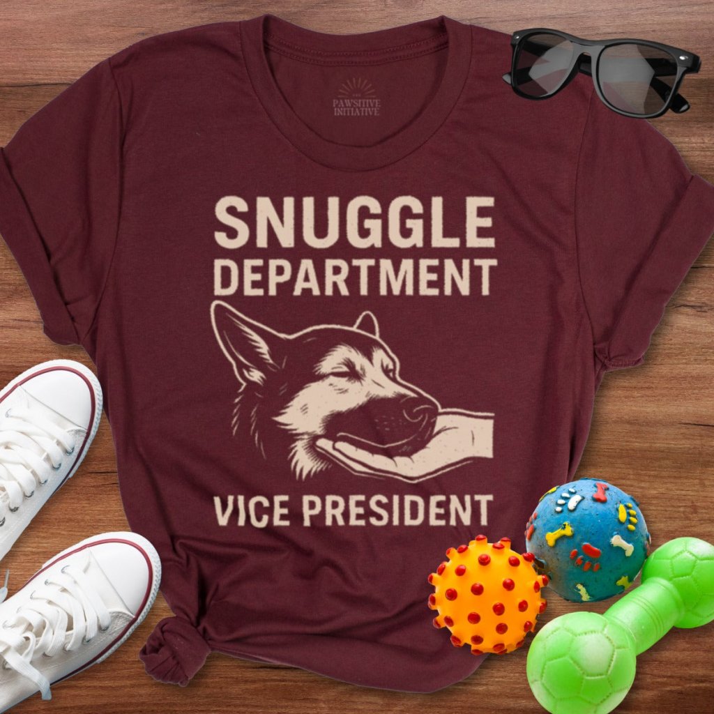Snuggle Department VP Shirt - The Pawsitive Initiative