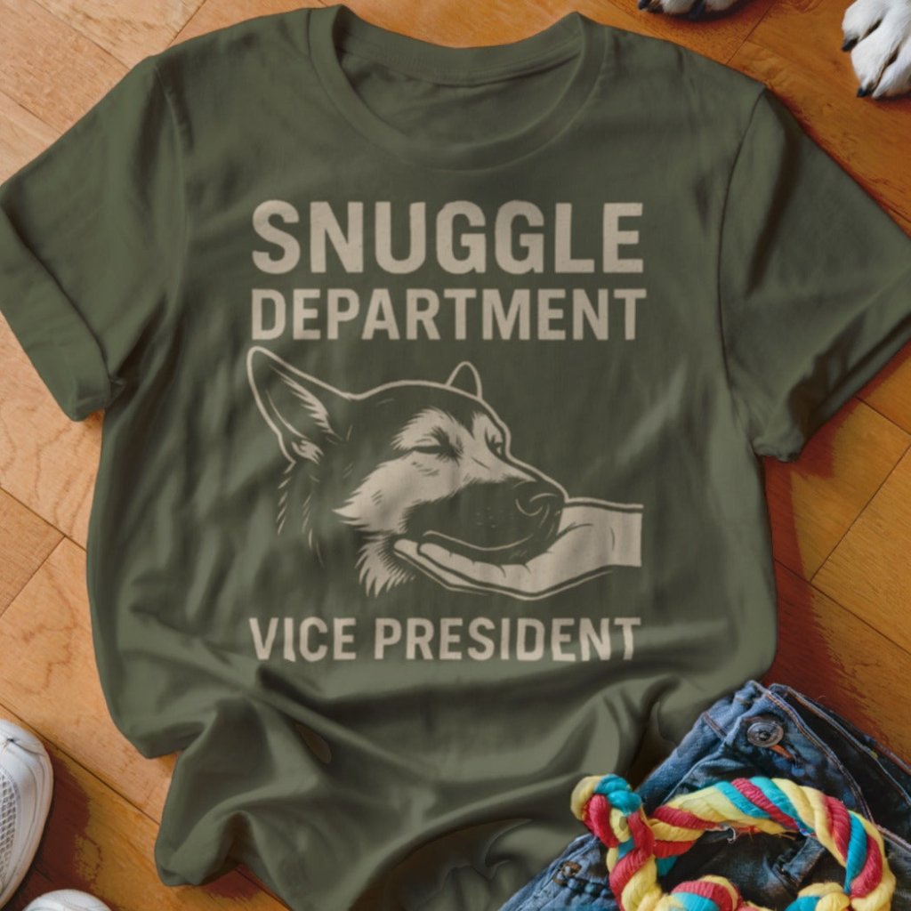 Snuggle Department VP Shirt - The Pawsitive Initiative