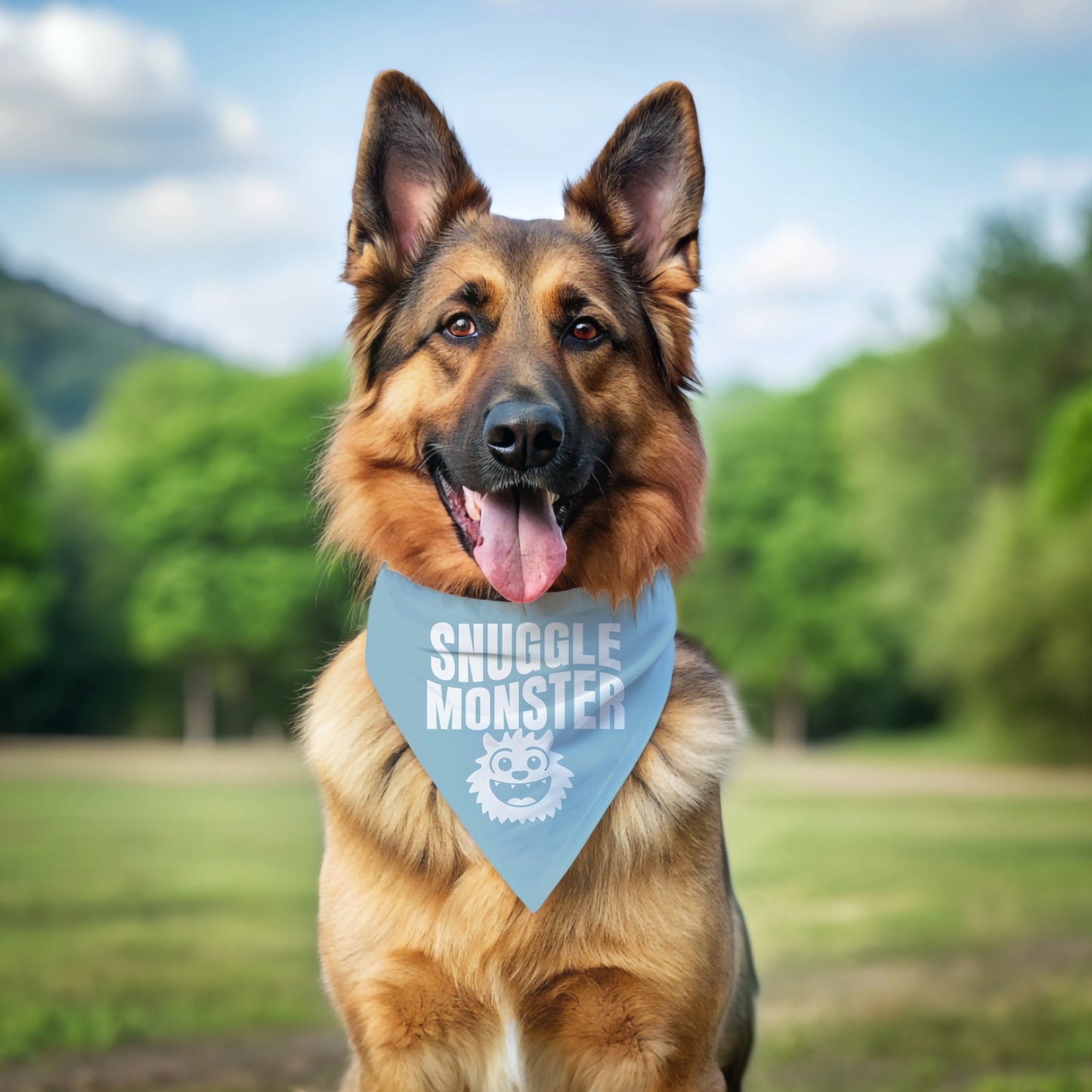 Snuggle Monster Bandana - The Pawsitive Initiative