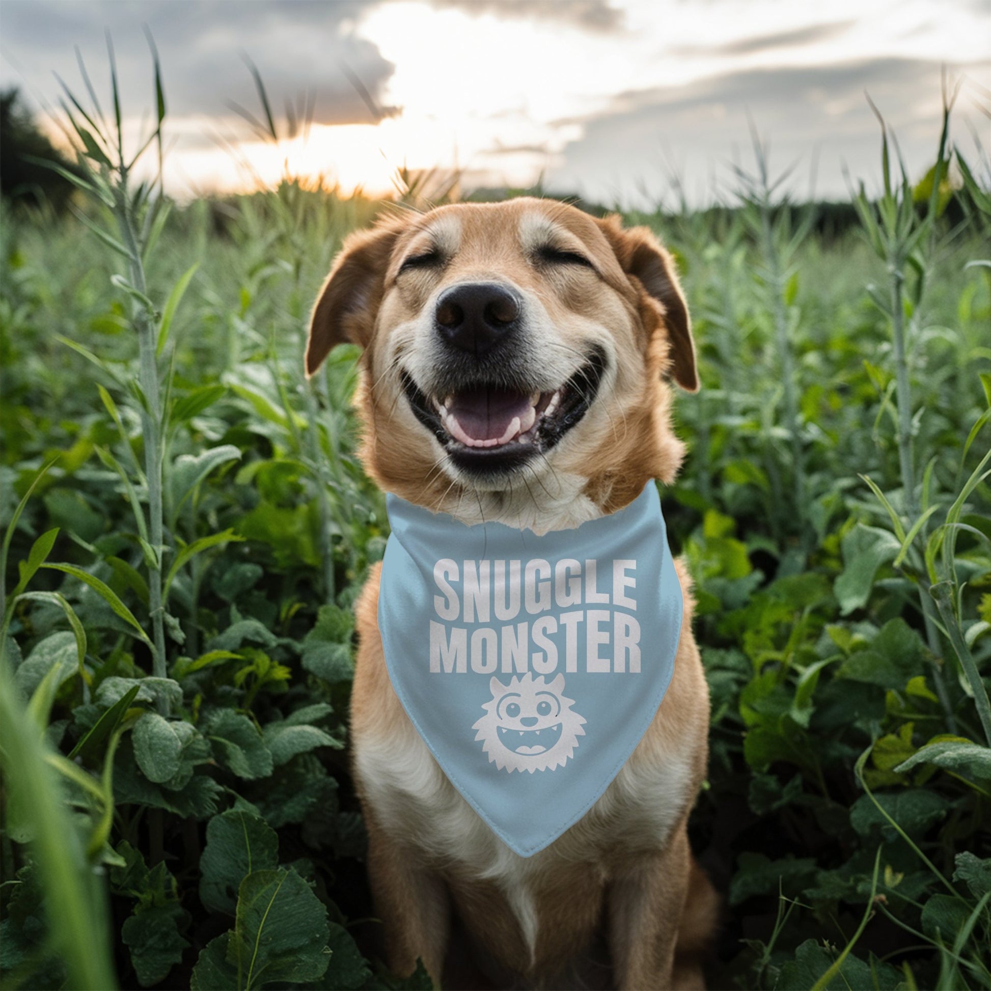 Snuggle Monster Bandana - The Pawsitive Initiative