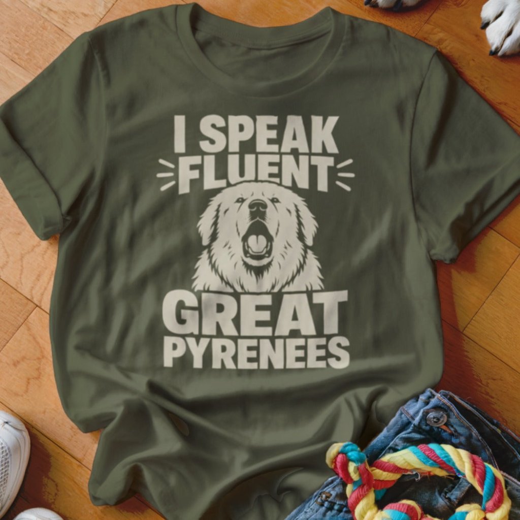Speak Fluent Great Pyrenees Shirt - The Pawsitive Initiative