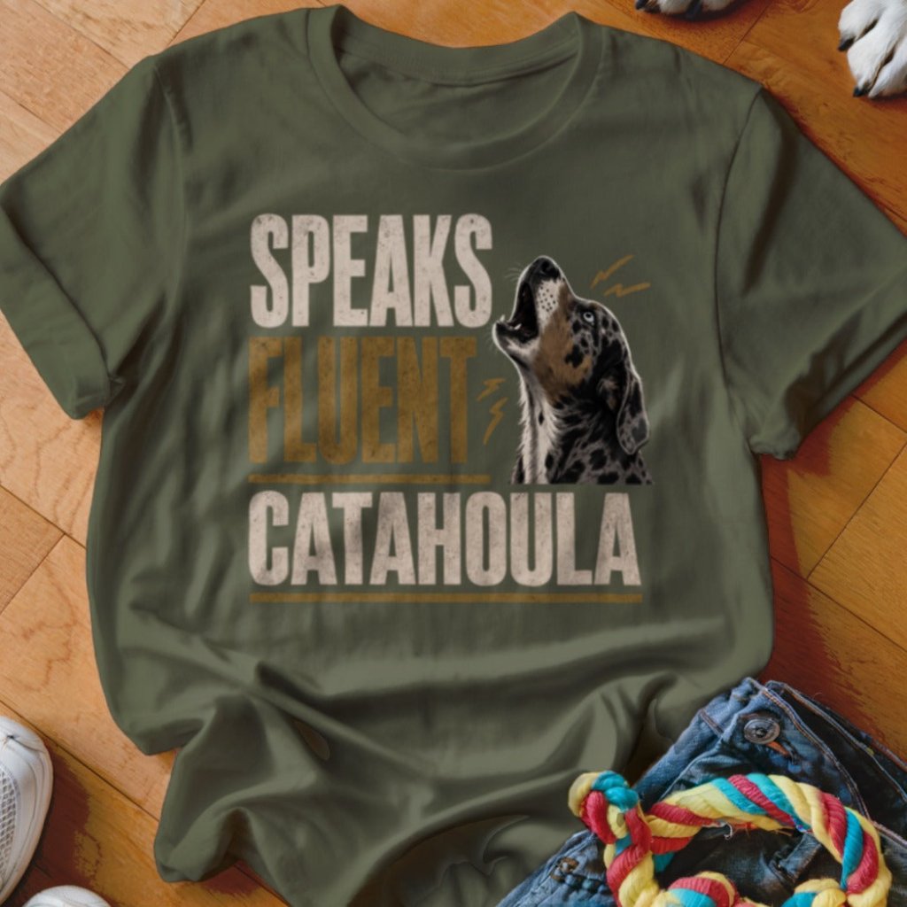 Speaks Fluent Catahoula Shirt - The Pawsitive Initiative