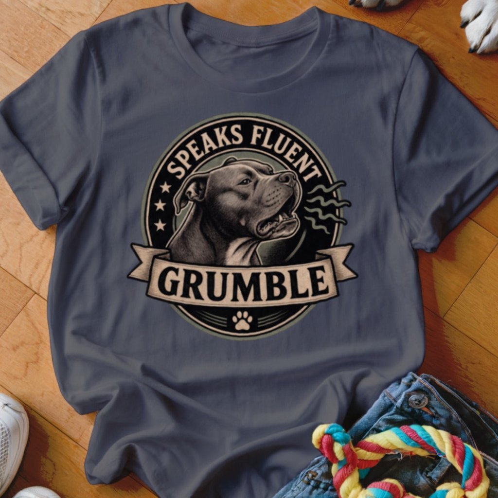 Speaks Fluent Grumble Shirt - The Pawsitive Initiative