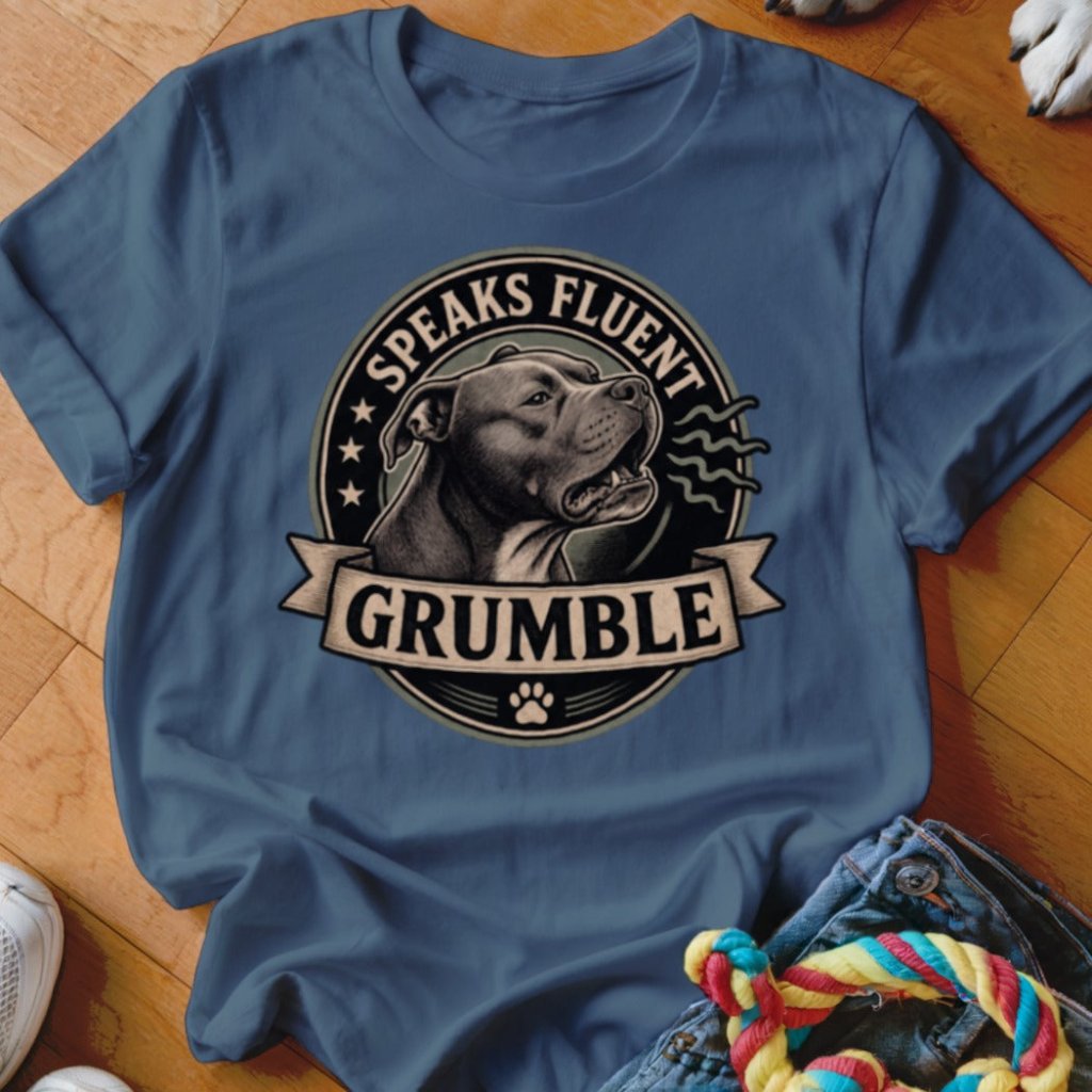 Speaks Fluent Grumble Shirt - The Pawsitive Initiative