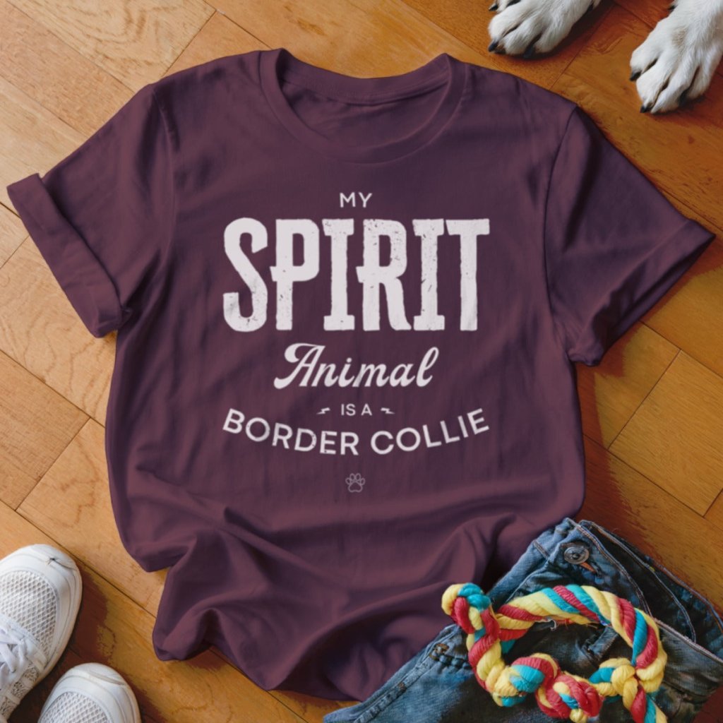 Spirit Animal is a Border Collie Shirt - The Pawsitive Initiative