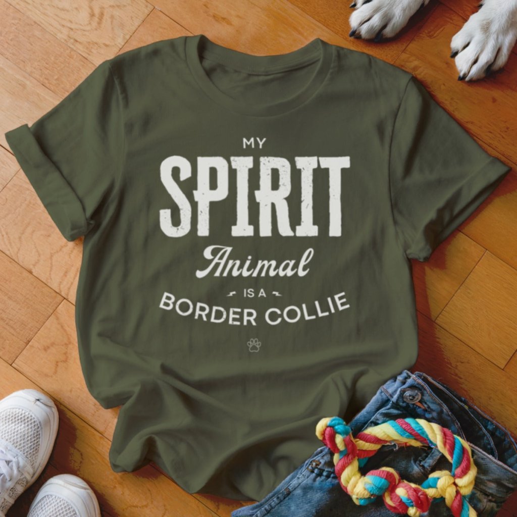 Spirit Animal is a Border Collie Shirt - The Pawsitive Initiative