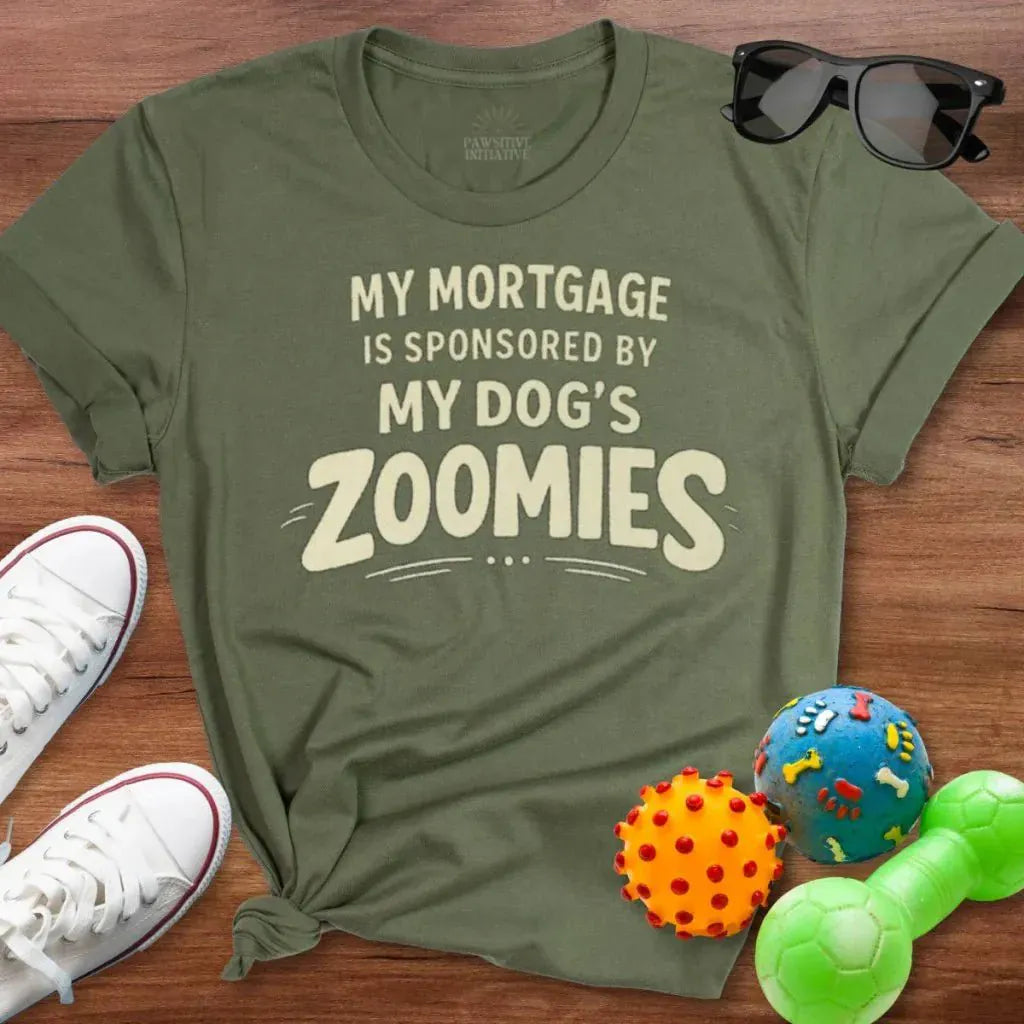 Sponsored By My Dog's Zoomies Shirt - The Pawsitive Initiative
