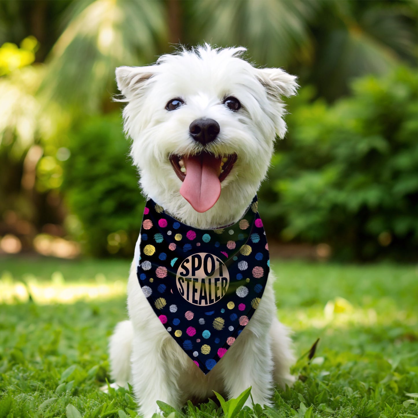 Spot Stealer Bandana - The Pawsitive Initiative