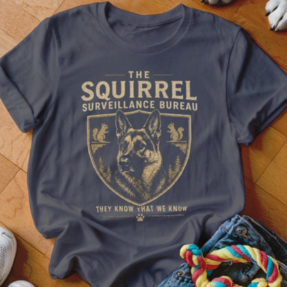 Squirrel Surveillance Bureau Shirt - The Pawsitive Initiative