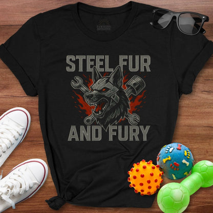 Steel, Fur, and Fury Shirt - The Pawsitive Initiative