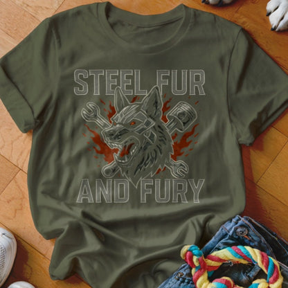 Steel, Fur, and Fury Shirt - The Pawsitive Initiative