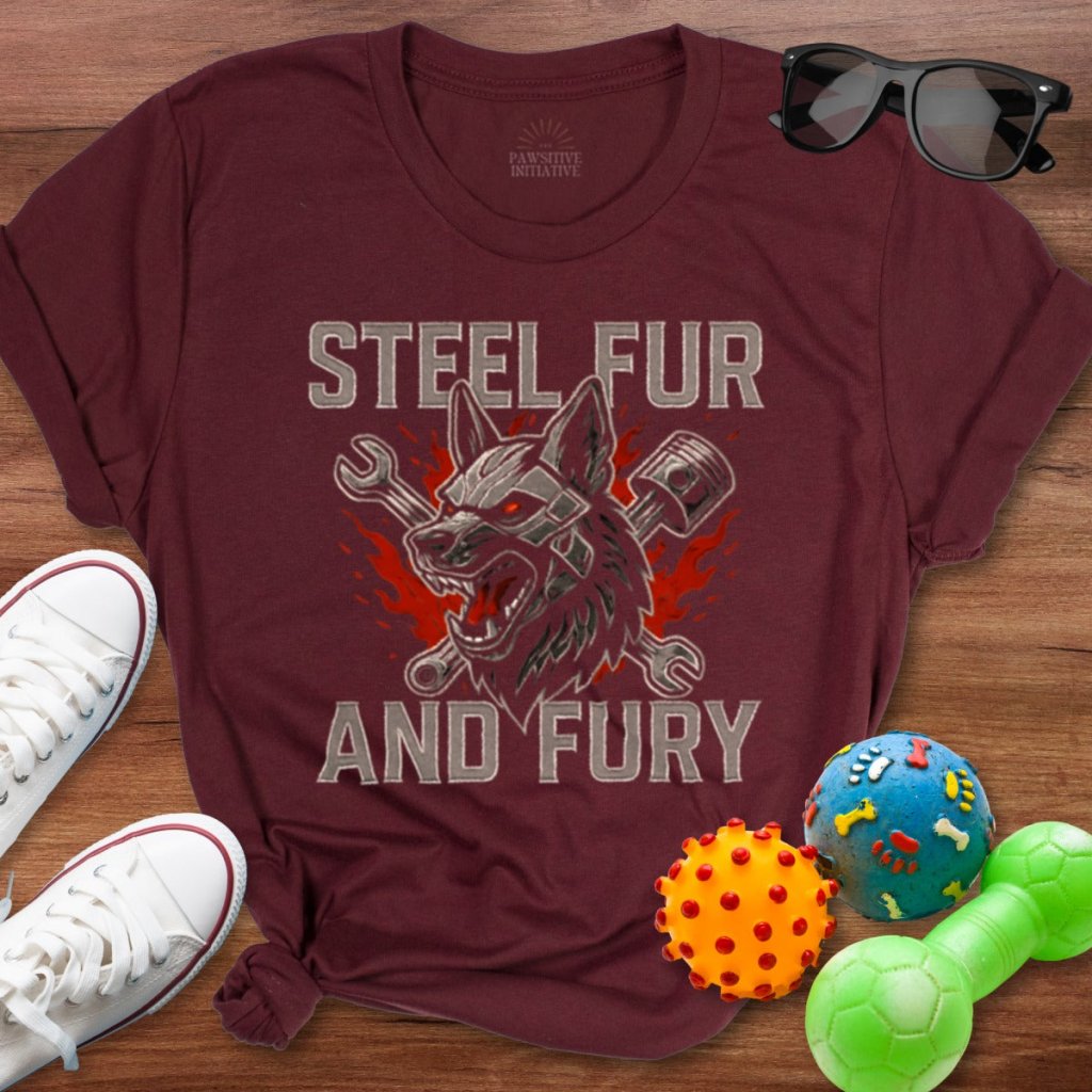 Steel, Fur, and Fury Shirt - The Pawsitive Initiative