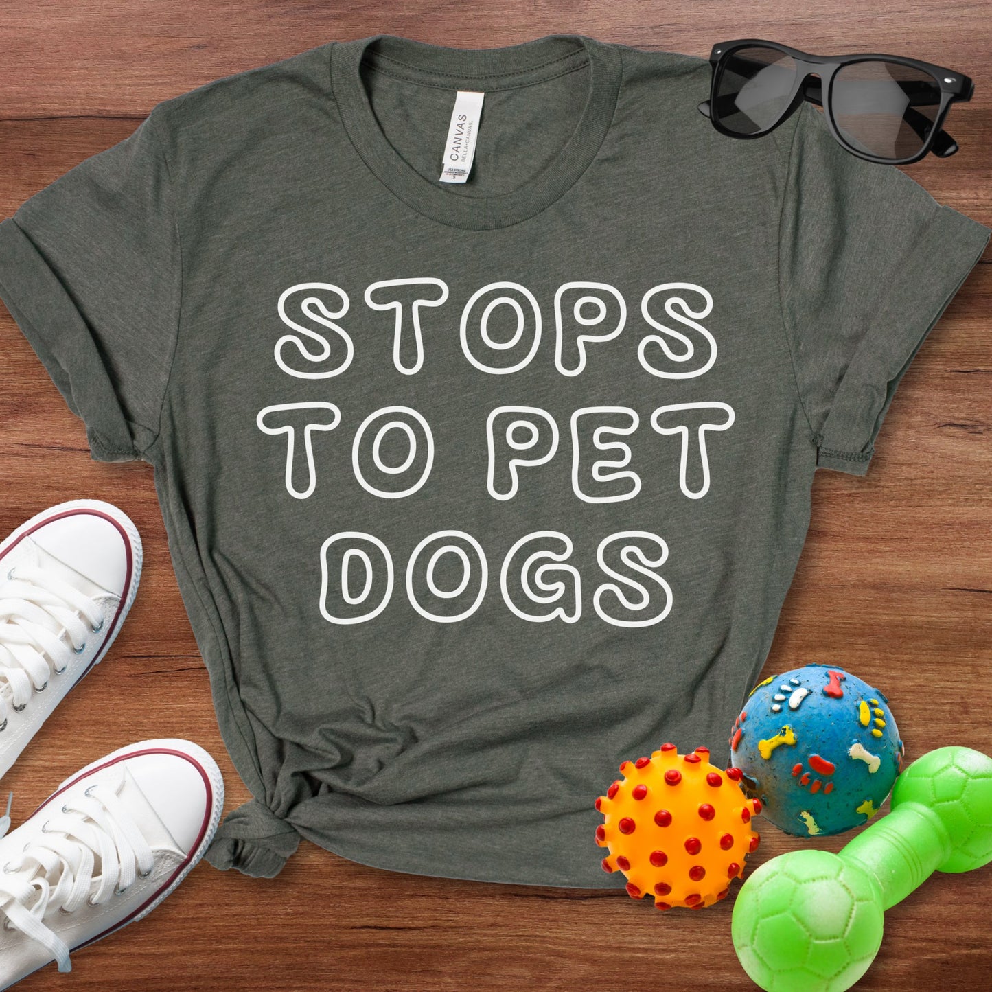 Stops To Pet Dogs Shirt - The Pawsitive Initiative