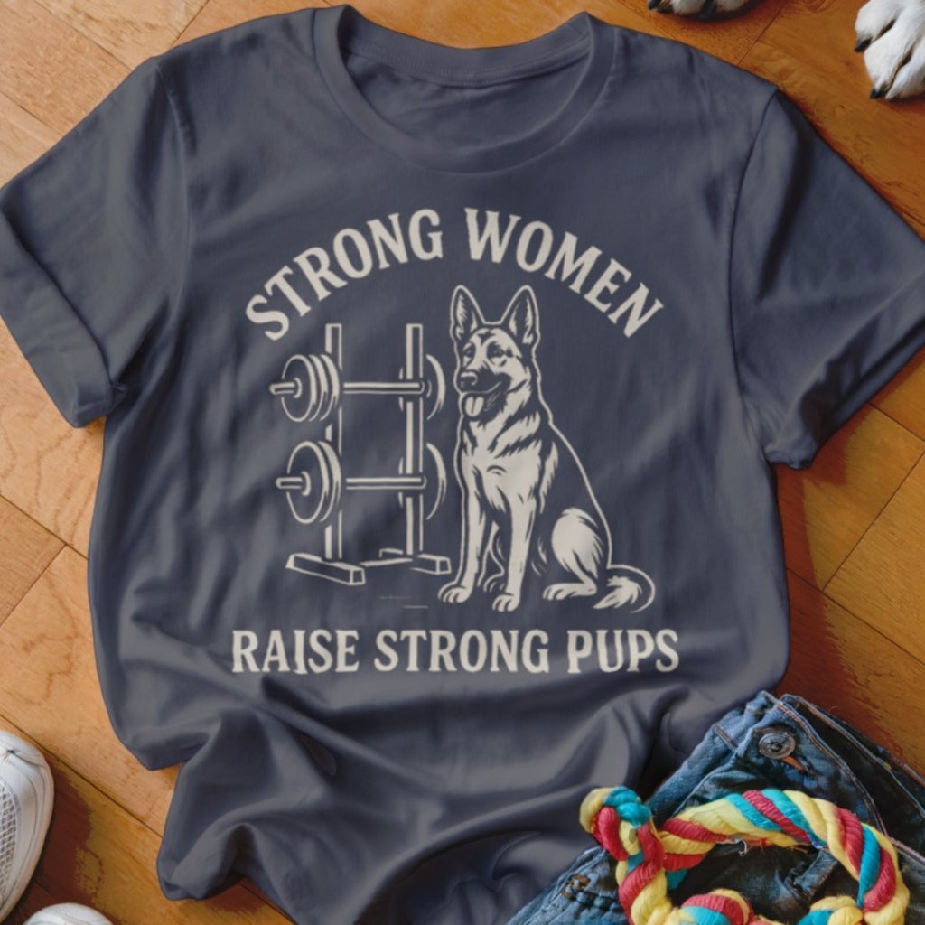 Strong Women Raise Strong Pups Shirt - The Pawsitive Initiative
