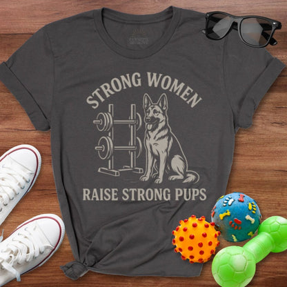 Strong Women Raise Strong Pups Shirt - The Pawsitive Initiative