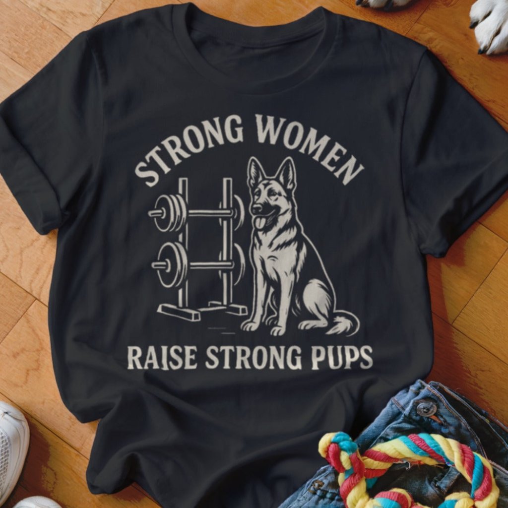 Strong Women Raise Strong Pups Shirt - The Pawsitive Initiative