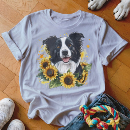 Sunflower Collie Shirt - The Pawsitive Initiative