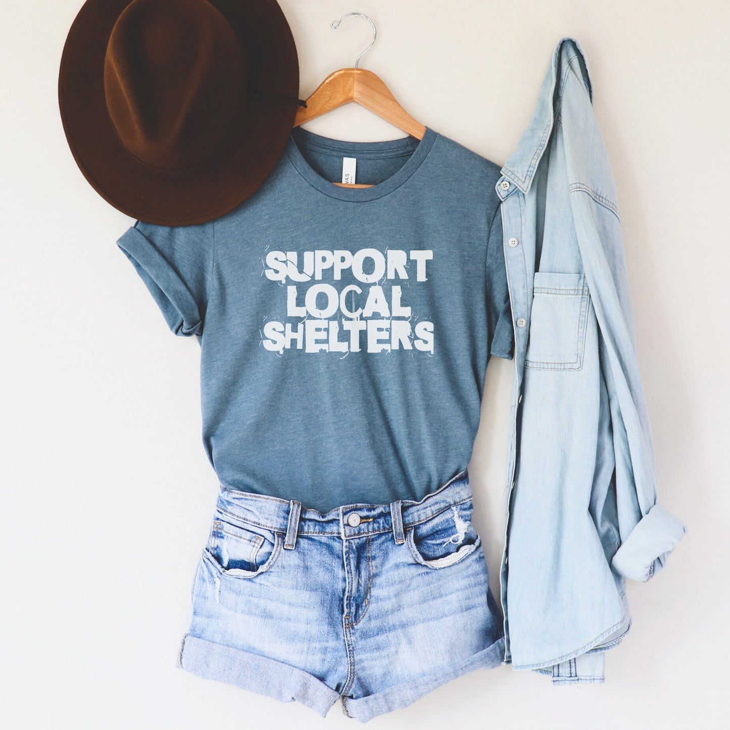 Support Local Shelters Shirt - The Pawsitive Initiative