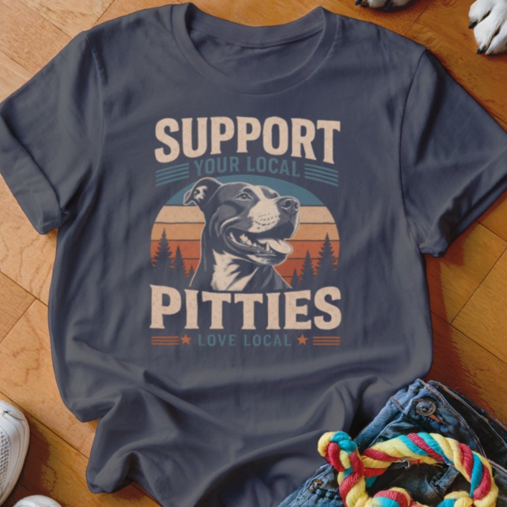 Support Your Local Pitties Shirt - The Pawsitive Initiative