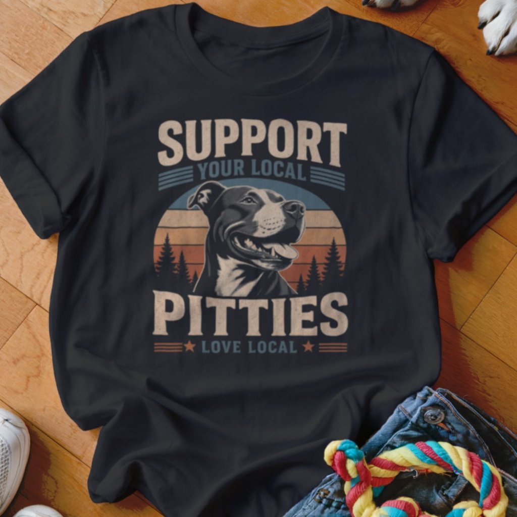 Support Your Local Pitties Shirt - The Pawsitive Initiative