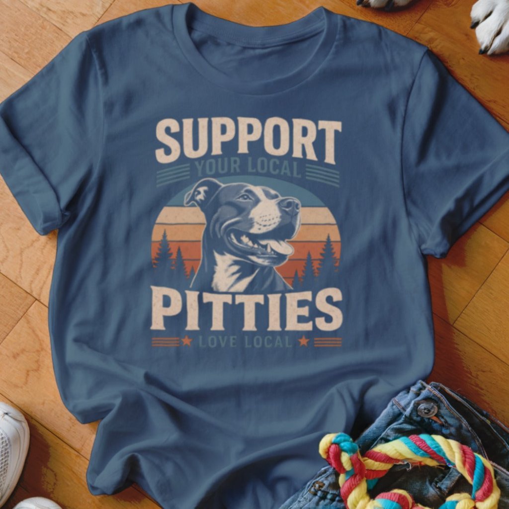 Support Your Local Pitties Shirt - The Pawsitive Initiative
