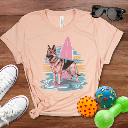 Surfs Up German Shepherd Shirt - The Pawsitive Initiative