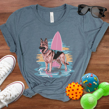 Surfs Up German Shepherd Shirt - The Pawsitive Initiative