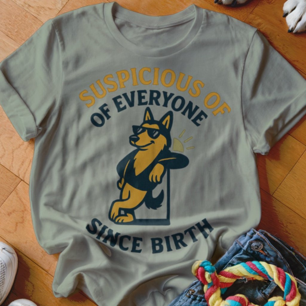 Suspicious of Everyone Shirt - The Pawsitive Initiative