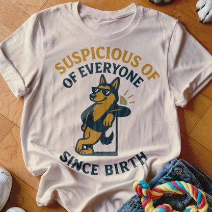 Suspicious of Everyone Shirt - The Pawsitive Initiative