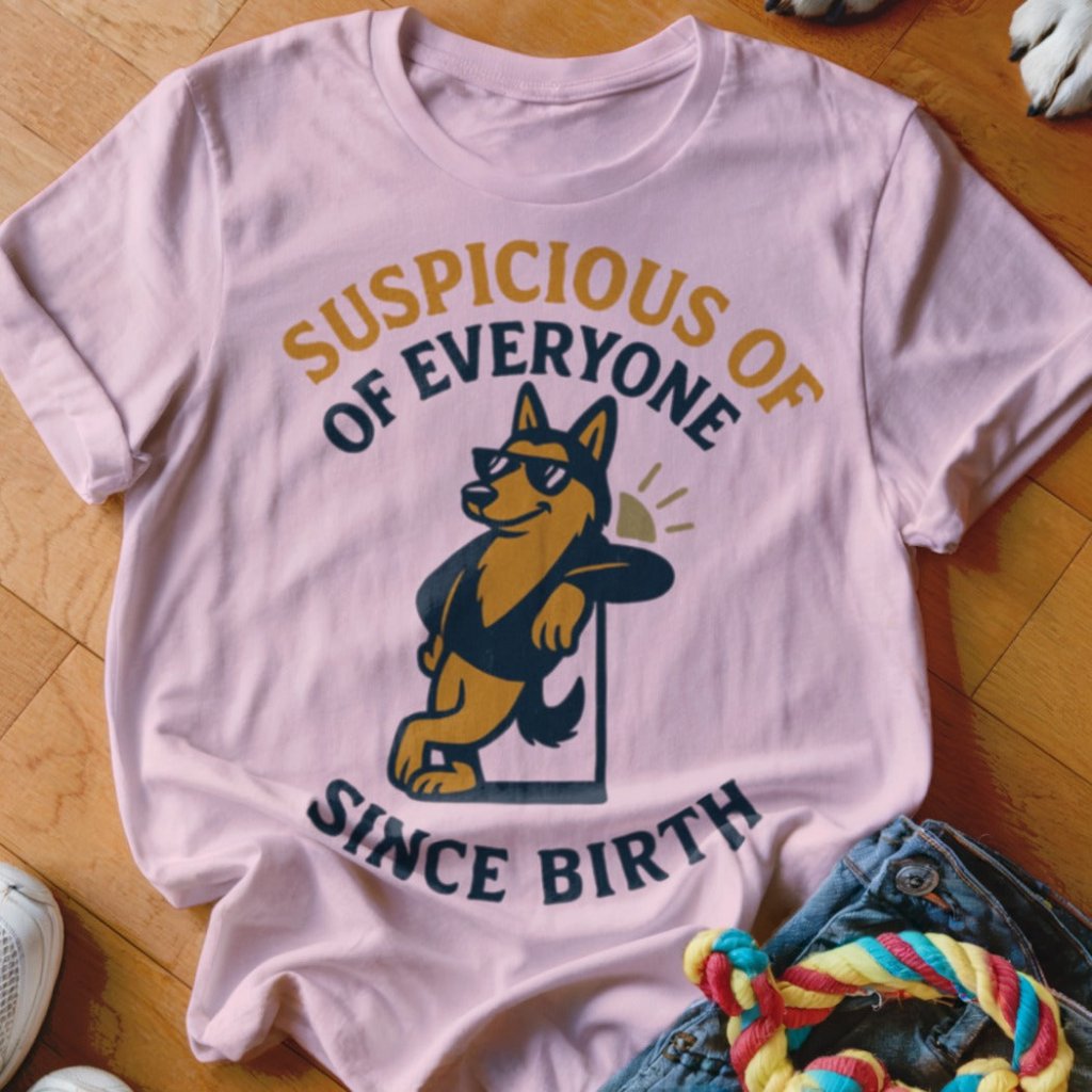 Suspicious of Everyone Shirt - The Pawsitive Initiative