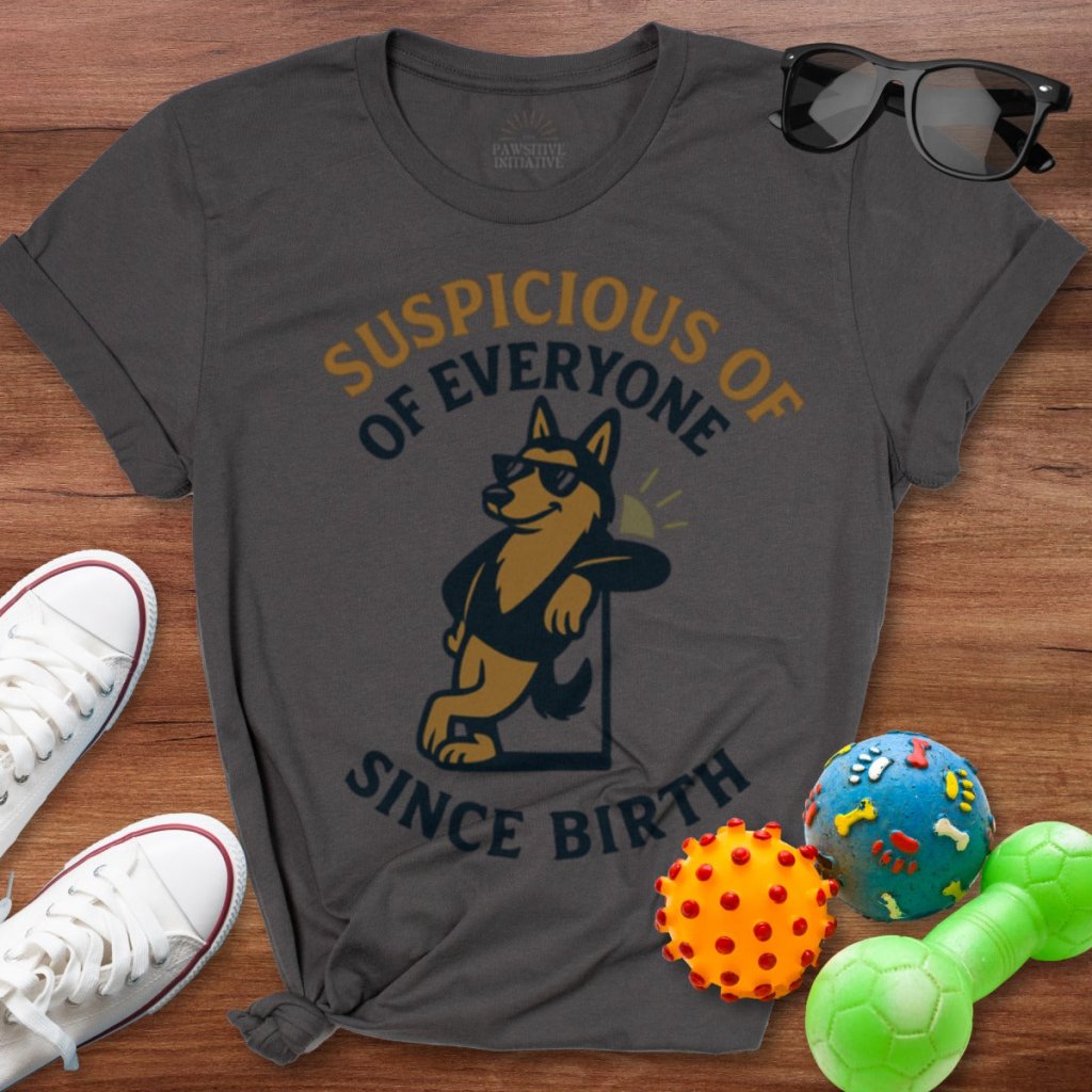 Suspicious of Everyone Shirt - The Pawsitive Initiative