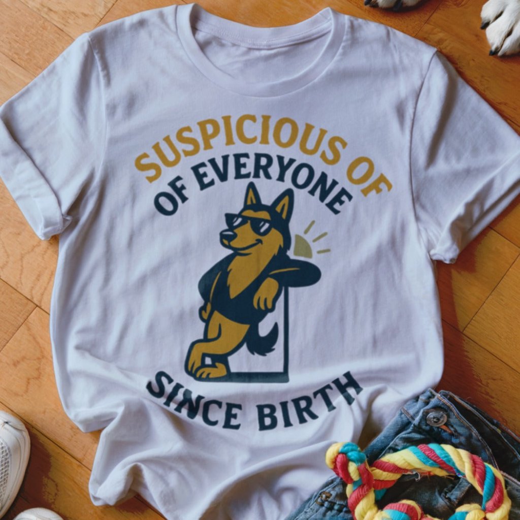 Suspicious of Everyone Shirt - The Pawsitive Initiative
